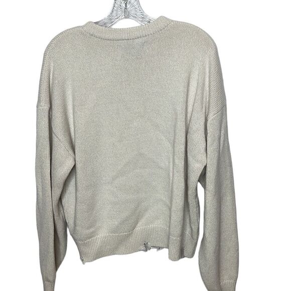 Pacsun Distressed Knit Crewneck Sweater. Size Small. - Picture 5 of 9